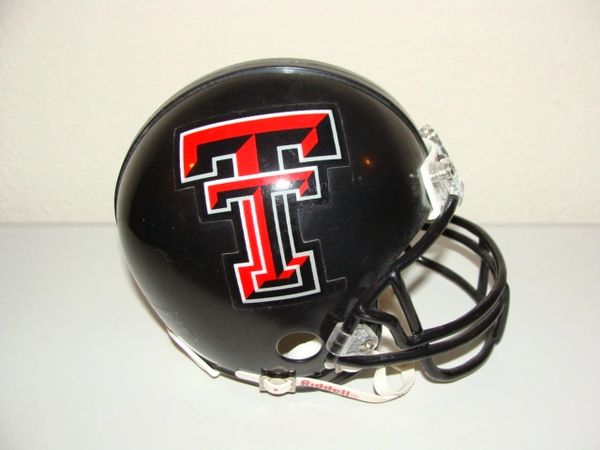 Texas Tech Red Raiders Black Mini Helmet