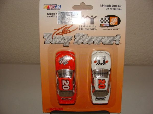 1999 Action 1/64 #20 Home Depot/Habitat for Humanity Pontiac GP Tony Stewart 2-Car Set