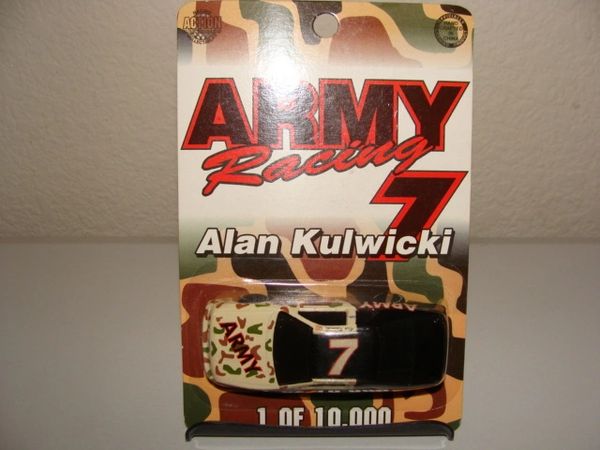 1992 Action 1/64 #7 ARMY Ford Tbird Alan Kulwicki BWC