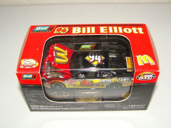 2000 Revell 1/64 #94 McDonald's 25th Anniversary Ford Taurus Bill Elliott CWC