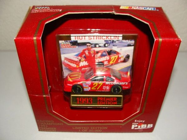 1993 RC Premier 1/64 #27 McDonald's Ford Tbird Hut Stricklin CWC