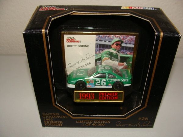 1993 RC Premier 1/64 #26 Quaker State Ford Tbird Brett Bodine CWC