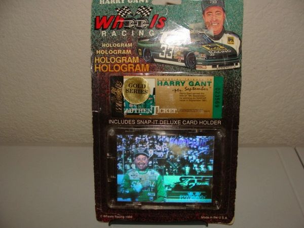 1992 Wheels Racing Holographic Card/Ticket of Harry Gant