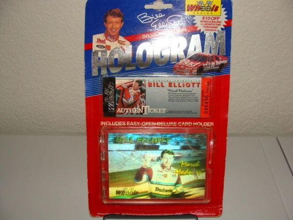 1992 Wheels Racing Holographic Card/Ticket of Bill Elliott