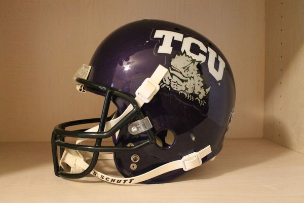TCU Horned Frogs Schutt Full-Size Display Helmet