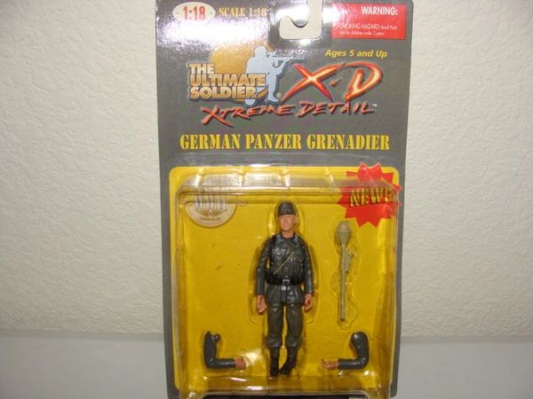 The Ultimate Soldier XD 1/18 Scale German WWII Panzer Grenadier Action Figure