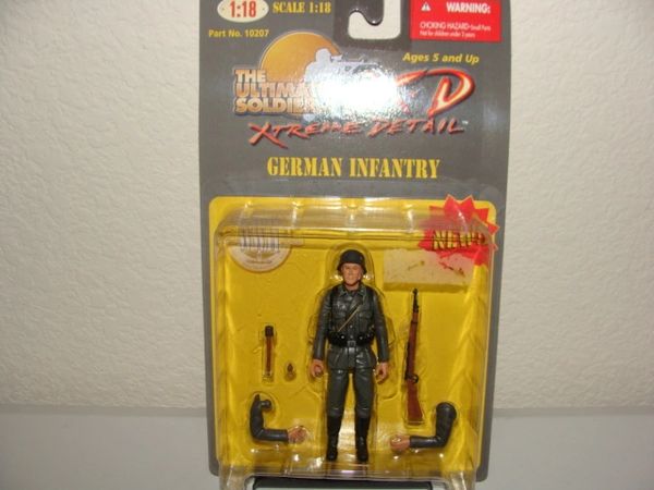 The Ultimate Soldier XD 1/18 Scale German WWII Infantryman Action Figure