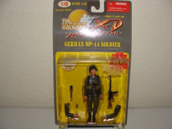 The Ultimate Soldier XD 1/18 Scale German WWII MP-44 Soldier Action Figure