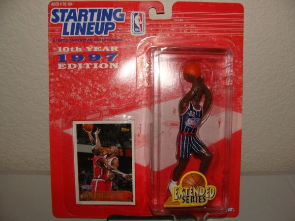 1997 Starting Lineup #22 Clyde Drexler Houston Rockets NBA Action Figure