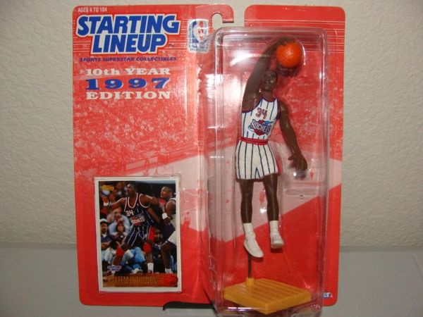 1997 Starting Lineup #34 Hakeem Olajuwon Houston Rockets NBA Action Figure