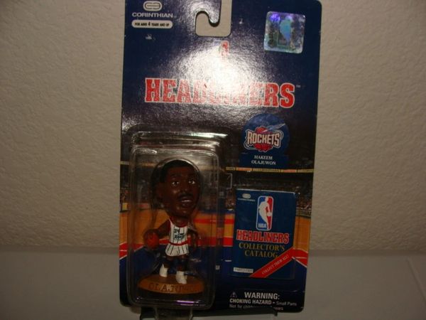 1997 Corinthian NBA Headliners Houston Rockets Charles Barkley/Clyde Drexler/Hakeem Olajuwon 3-Action Figures Set