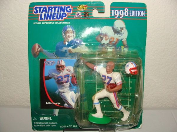 Eddie George 1998 Tennessee Oilers NFL Starting Lineup Figurine NOS by –  Jeff's Vintage Treasure