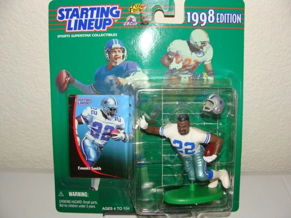 1998 Starting Lineup #22 Emmitt Smith Dallas Cowboys NFL Action Figure