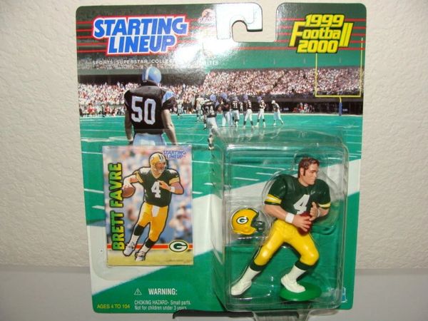 1999-2000 Starting Lineup #4 Brett Favre Green Bay Packers NFL Action Figure