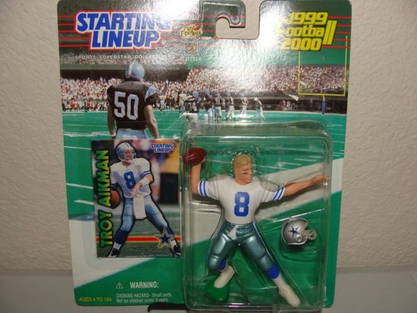 1999-2000 Starting Lineup #8 Troy Aikman Dallas Cowboys NFL Action Figure
