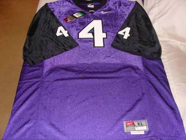 Nike TCU Horned Frogs Mens Purple Replica Jersey