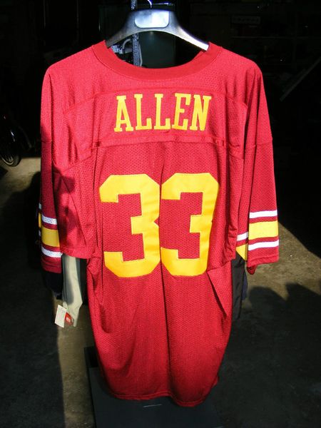 33 MARCUS ALLEN USC Trojans NCAA RB Red Mint Throwback Jersey