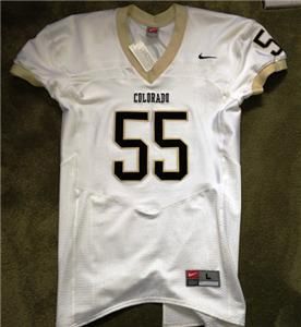 #55 Colorado Buffaloes NCAA Football White Mint Throwback Jersey