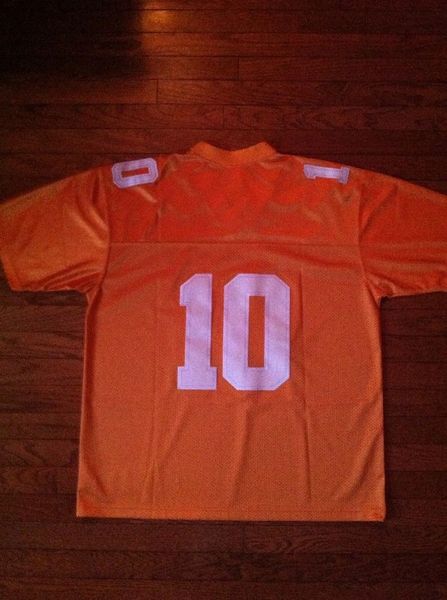 #10 TENNESSEE Volunteers NCAA Football Orange Mint Throwback Jersey