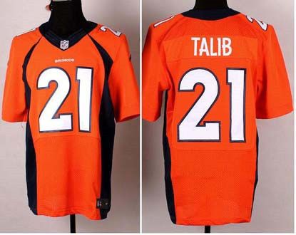 21 AQIB TALIB Denver Broncos NFL CB Orange Mint Throwback Jersey Lone Star Throwbacks