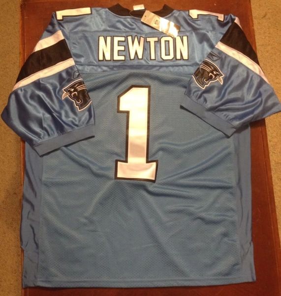 Cam Newton Stitched On-Field Carolina Panthers Jersey