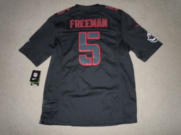 5 JOSH FREEMAN Tampa Bay Buccaneers NFL QB Black Mint Throwback Jersey