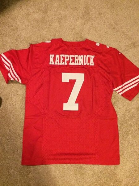 Colin Kaepernick #7 San Francisco 49ers NFL Nike Black Jersey