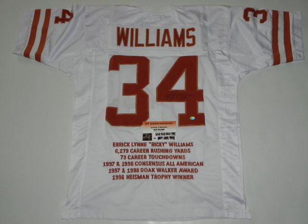 Ricky Williams Texas Longhorns Jersey