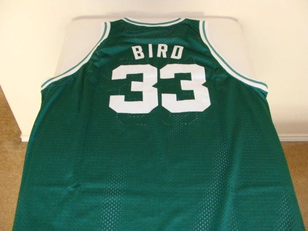 #33 LARRY BIRD Boston Celtics NBA Forward Green M&N Throwback Jersey