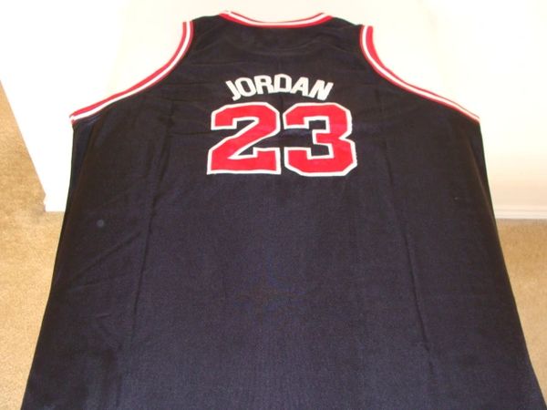 #23 MICHAEL JORDAN Chicago Bulls NBA Guard Black M&N Throwback Jersey ...