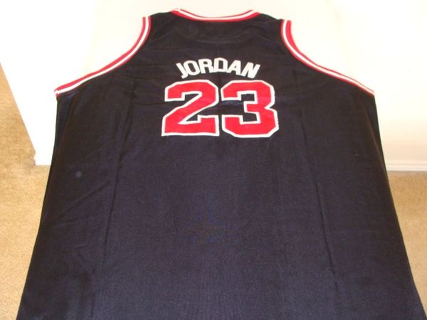 #23 MICHAEL JORDAN Chicago Bulls NBA Guard Black M&N Throwback Jersey