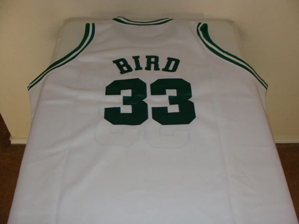Larry Bird #33 Boston Celtics Mitchell & Ness NBA Mesh Throwback Jersey  White