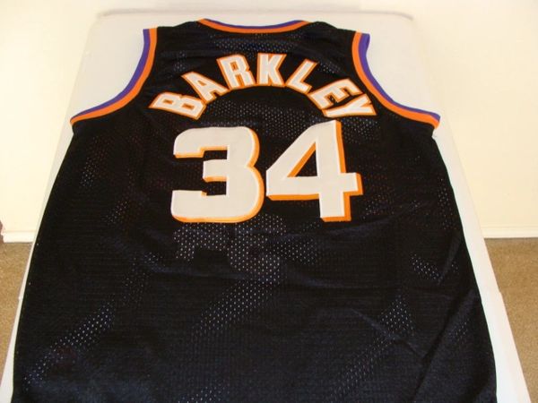 Charles Barkley Phoenix Suns Signed Autographed Black #34 Jersey