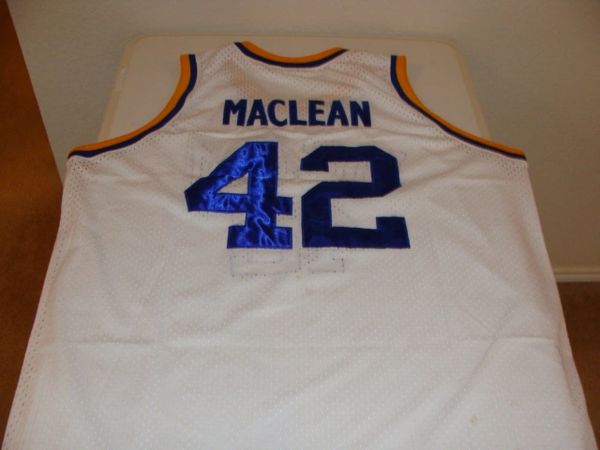 #42 DON MACLEAN UCLA Bruins NCAA Forward White Throwback Jersey