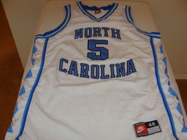 White north carolina basketball clearance jersey