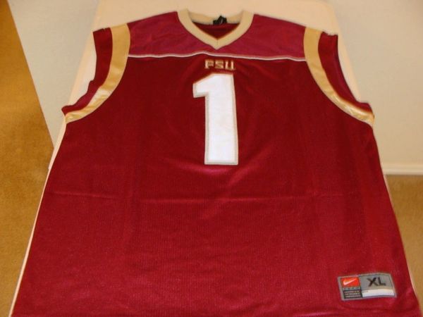 #1 FLORIDA STATE Seminoles NCAA Basketball Red Throwback Team Jersey