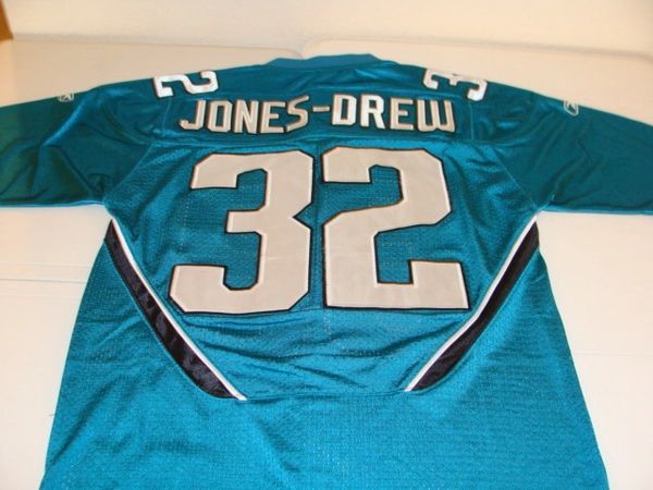 32 MAURICE JONES-DREW Jacksonville Jaguars NFL RB Green Throwback