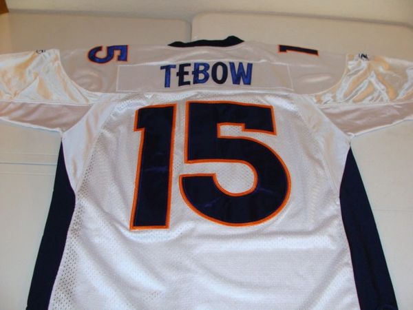 Reebok Tim Tebow Denver Broncos #15 Replica Jersey - White