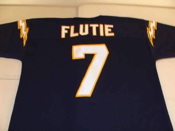 Doug Flutie Signed Jersey.  Football Collectibles Uniforms