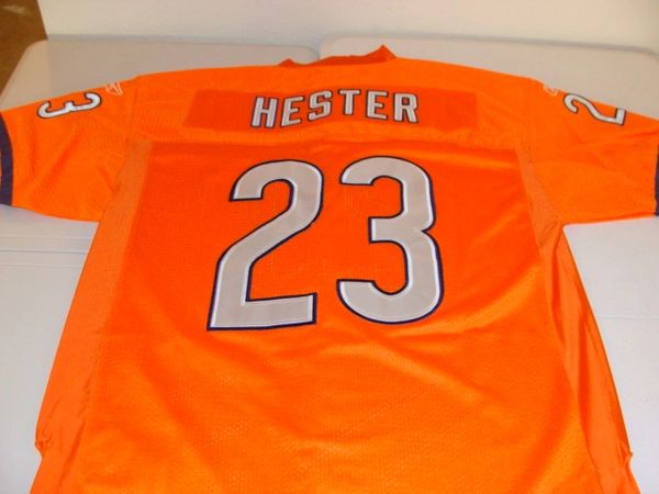 23 DEVIN HESTER Chicago Bears NFL WR/RS Orange Throwback Jersey