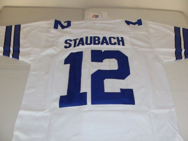 Roger Staubach Dallas Cowboys Throwback Football Jersey – Best