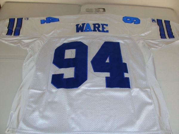 Dallas Cowboys Demarcus Ware NFL Reebok White Football Jersey Size