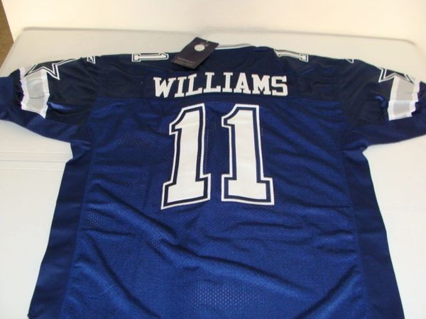 #11 ROY WILLIAMS Dallas Cowboys NFL WR Blue Rbk Mint Throwback Jersey ...