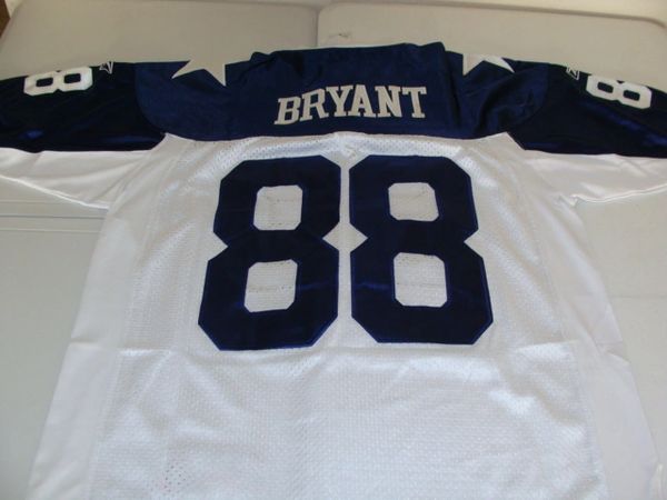 88 DEZ BRYANT Dallas Cowboys NFL WR White/Blue Mint Throwback Jersey
