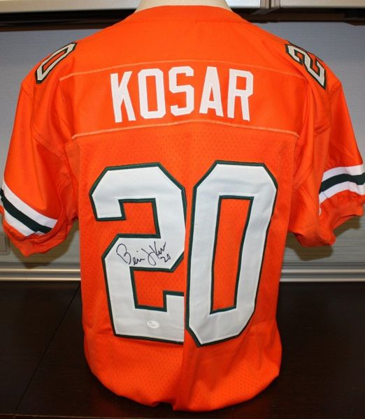 Bernie Kosar Miami Hurricanes College Throwback Jersey – Best Sports Jerseys