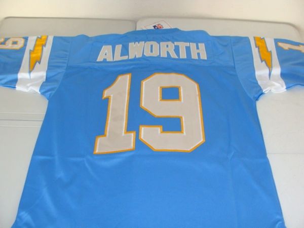 San Diego Chargers Lance Alworth Reebok Throwback Pro Style T Shirt