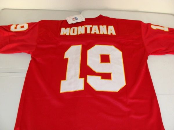 Mitchell & Ness Men's Joe Montana Kansas City Chiefs Replica