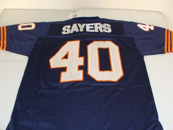 Framed Autographed/Signed Gale Sayers 33x42 Chicago Blue Football Jersey  PSA/DNA COA at 's Sports Collectibles Store