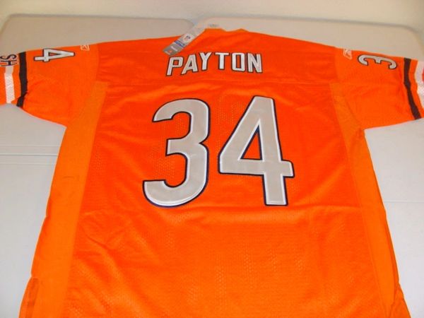 Walter payton cheap orange jersey