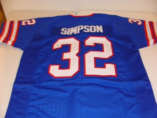 1970 Mitchell & Ness Buffalo Bills OJ Simpson 32 Throwback Jersey Mens  58 4XL